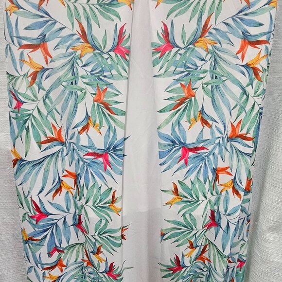 Show Me Your Mumu Womens Maxi Dress XS Tropical Palm Party T-Rex T Strap pre-own - Picture 7 of 8
